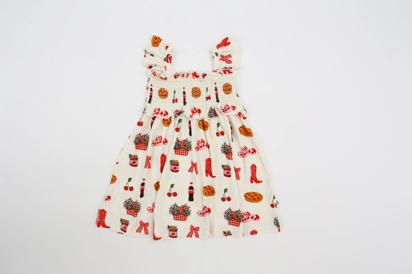Sweet Americana Ruffle Dress