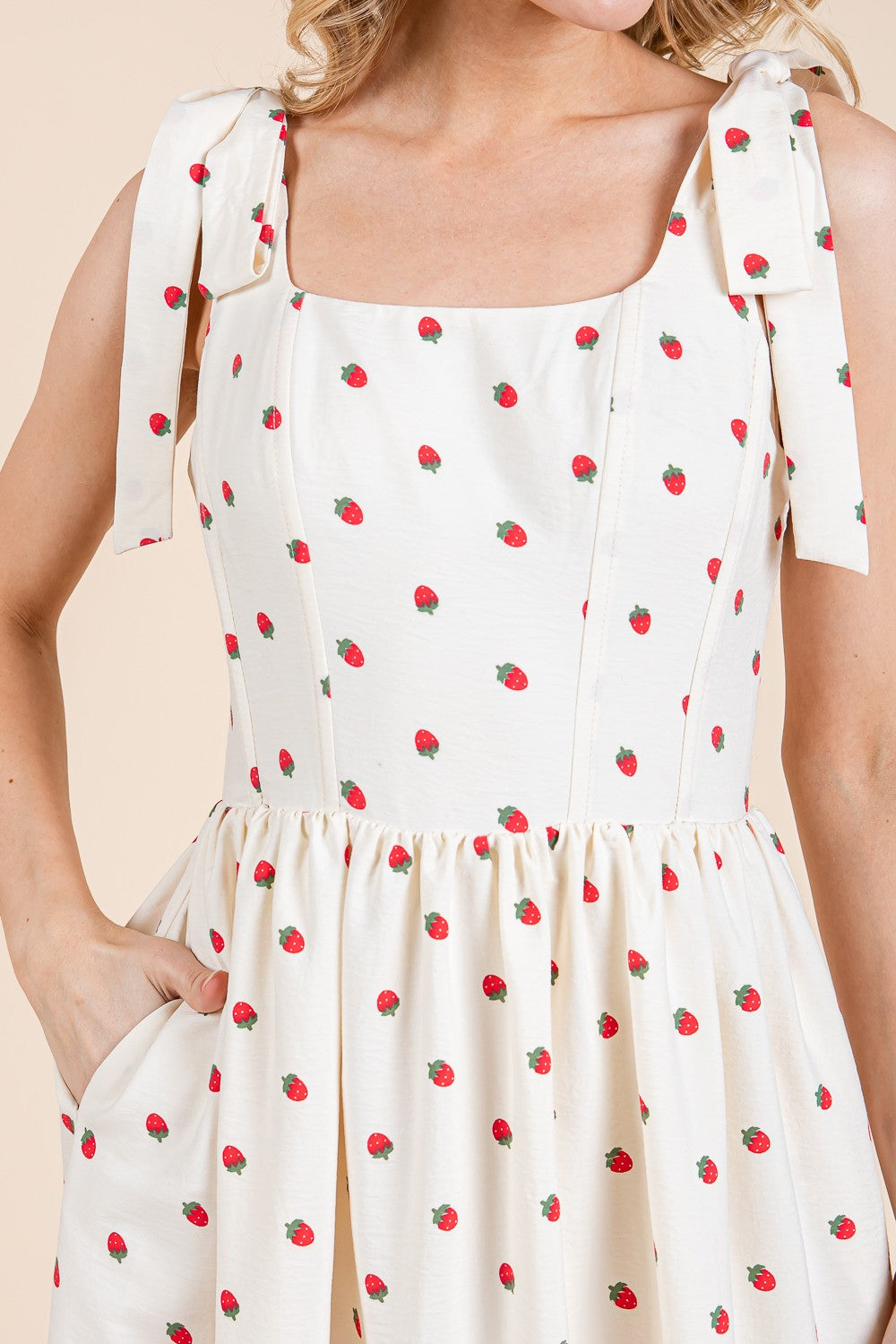 Marley Strawberry Midi Dress
