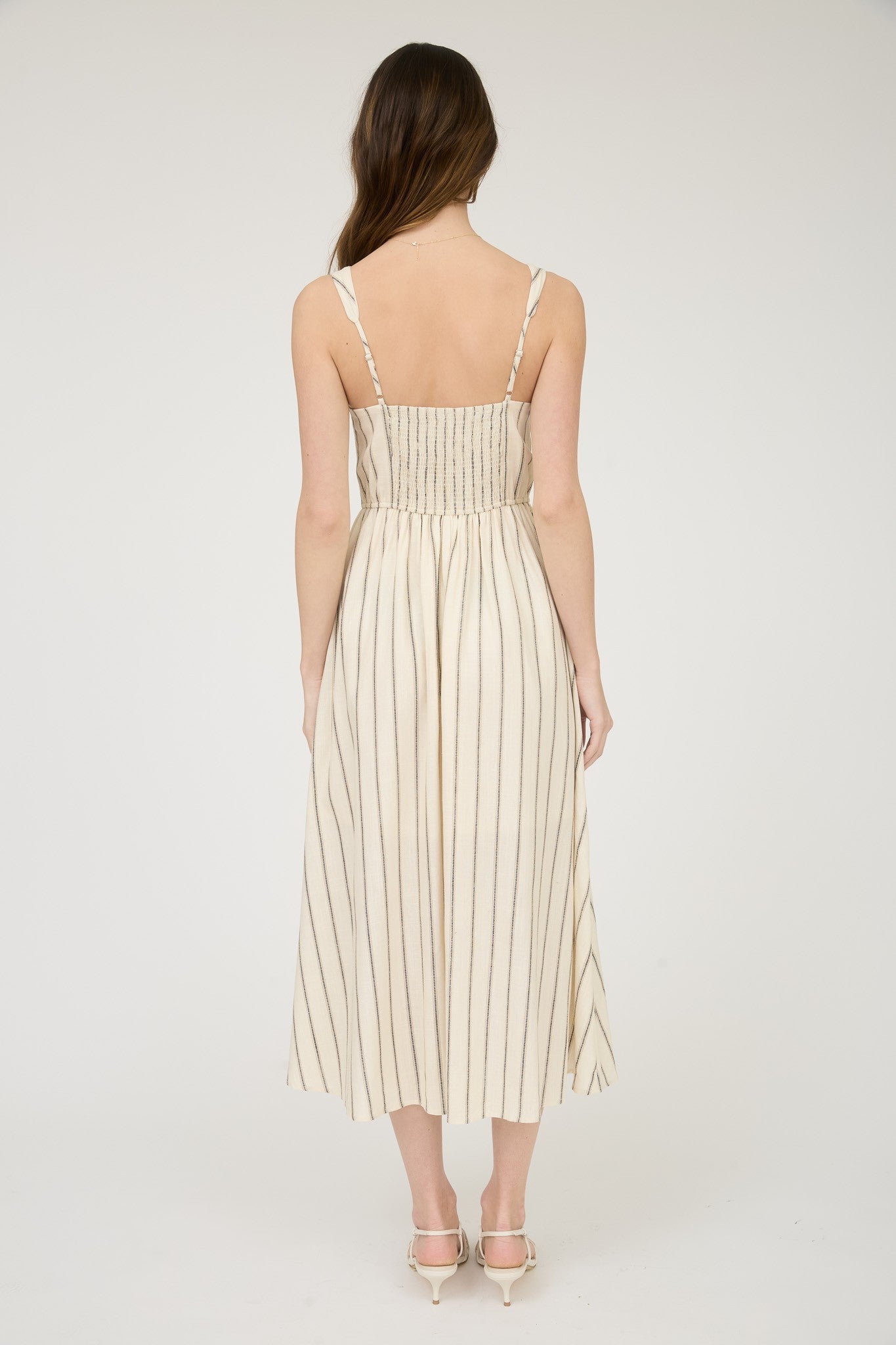Sutton Striped Midi Dress