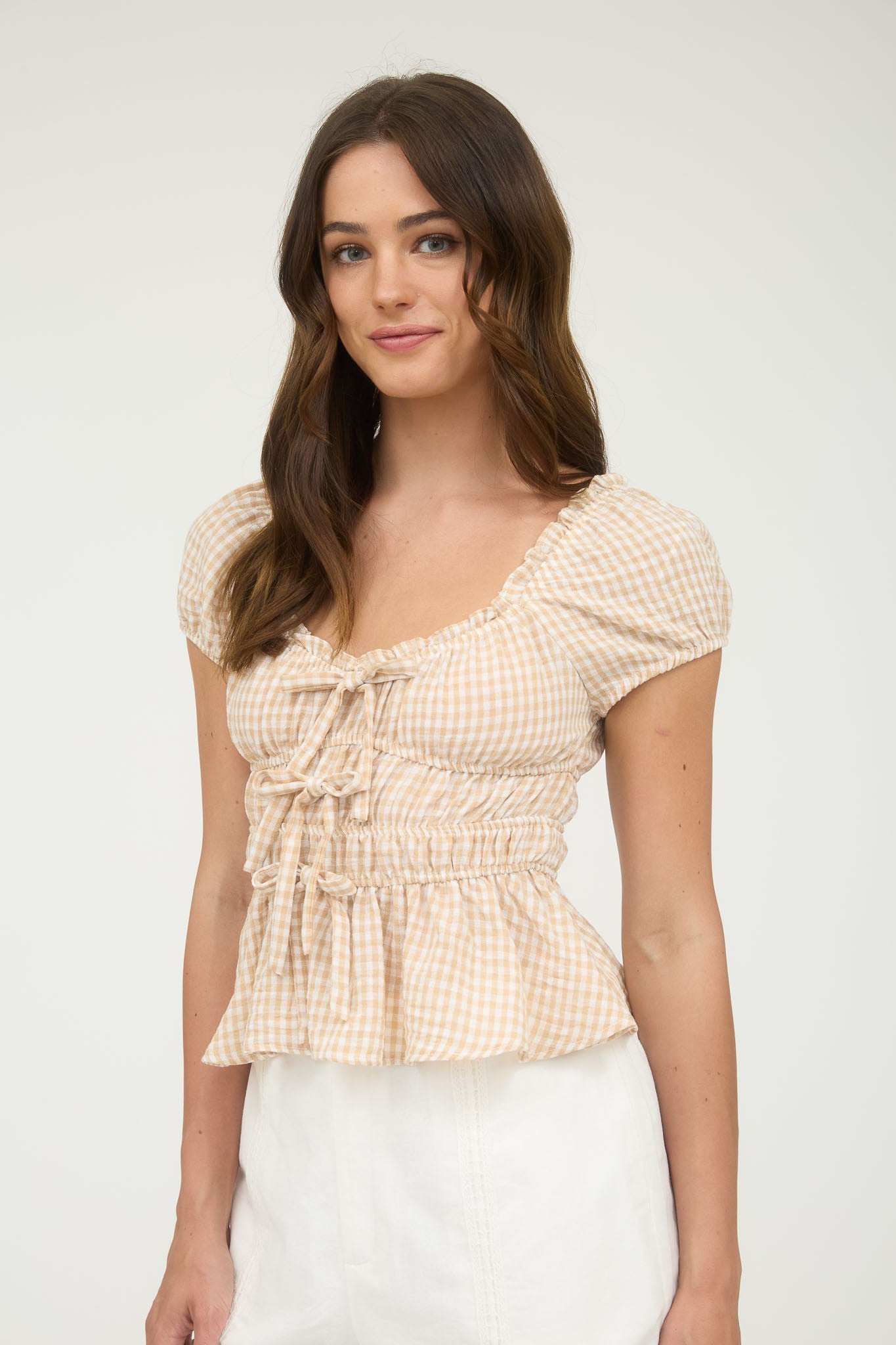 Daisy Gingham Top