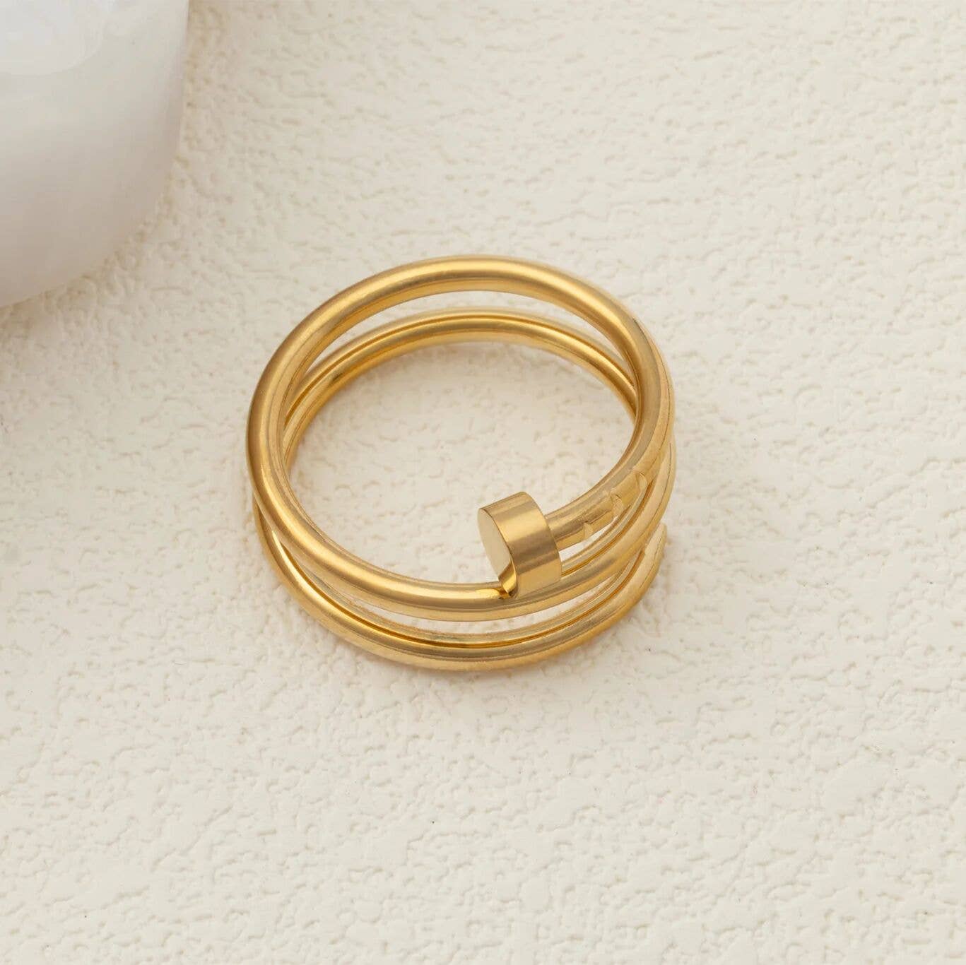 Twisted Nail Ring