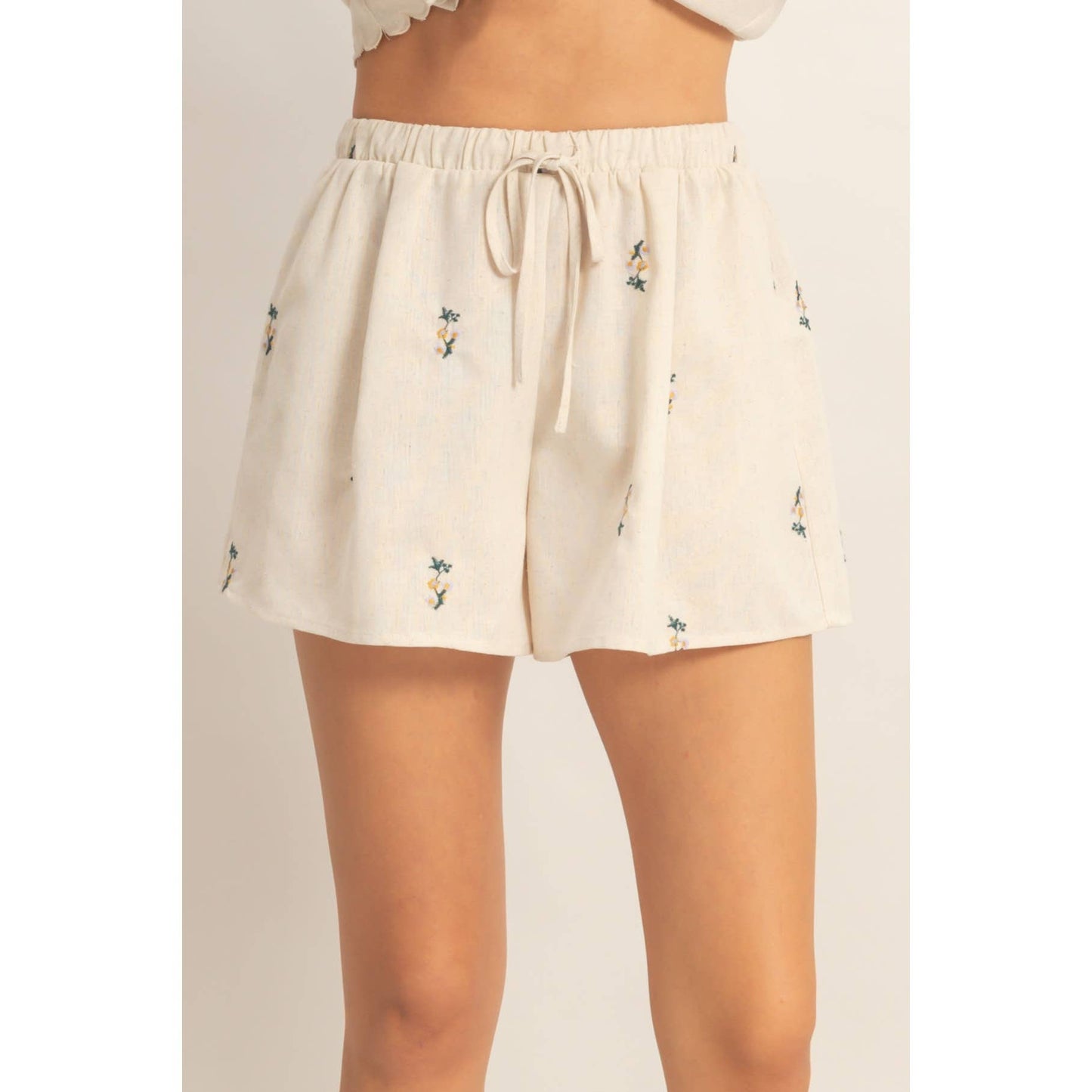 Magnolia Drawstring Shorts