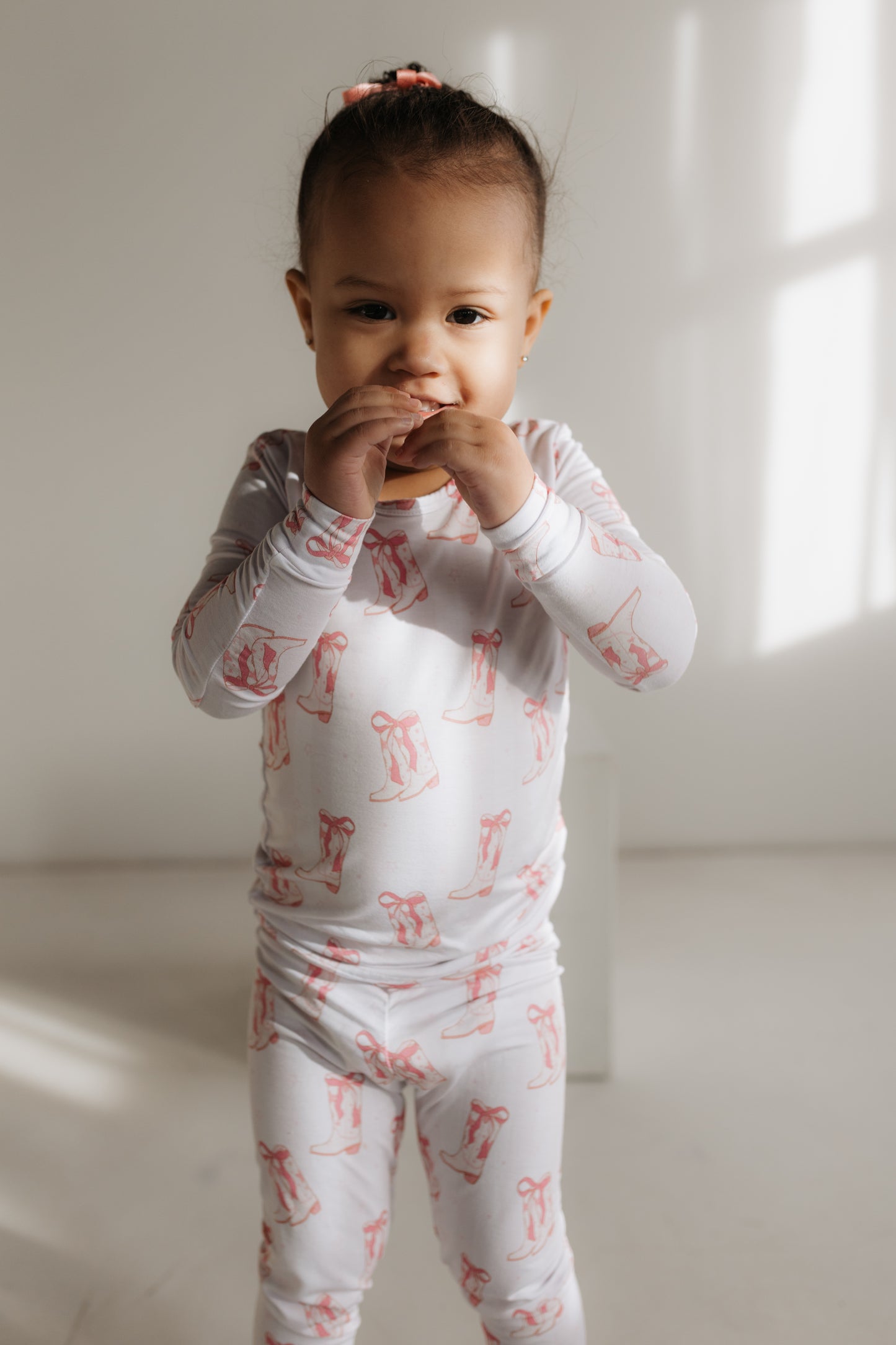 Boots and Bows Long Sleeve Set