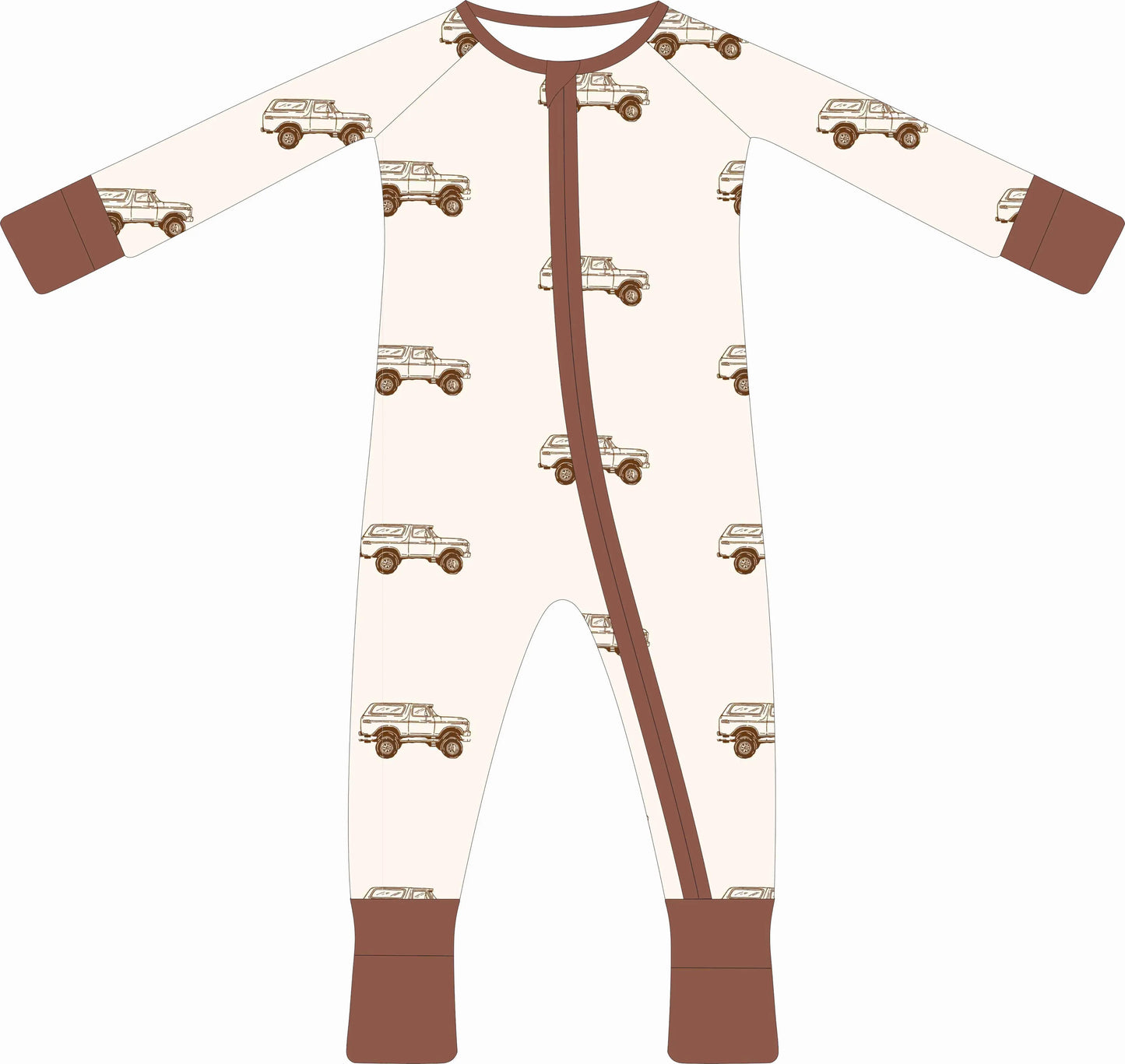 Off Road Zip Up Onesie