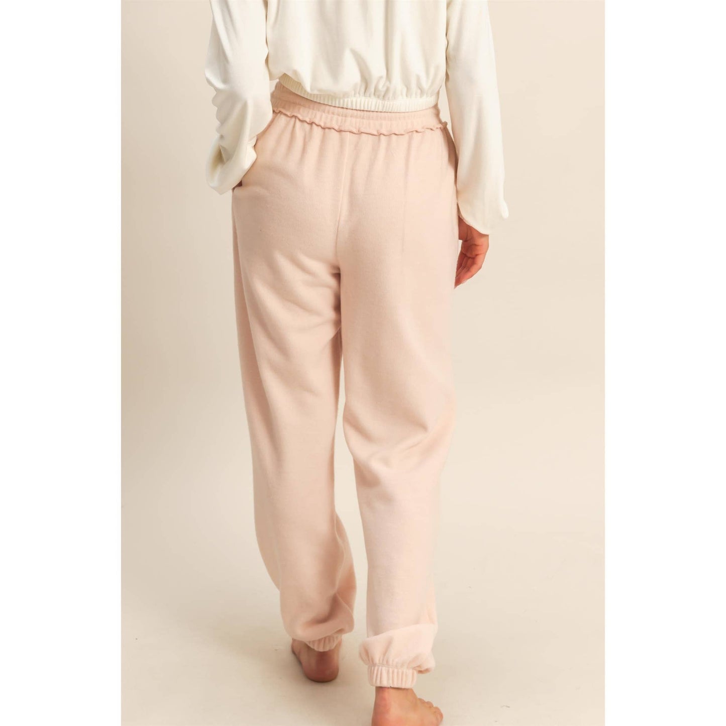 Lucy Seam High Waisted Jogger Pants