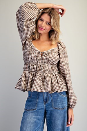 Dakota Peplum Top