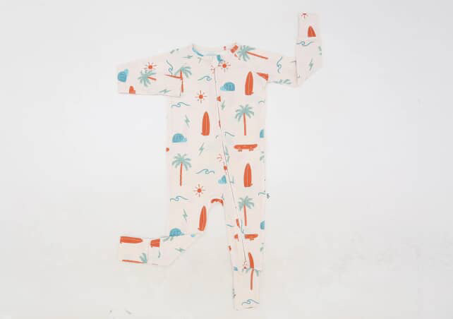 Ocean Avenue Zip Up Onesie