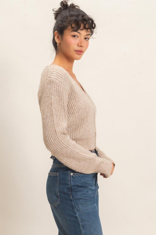 Charlie Ribbed Cardigan