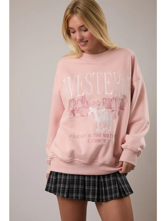 Western Graphic Sweatshirt