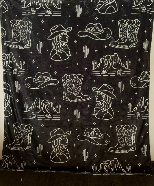 Long Live Cowgirl Blanket