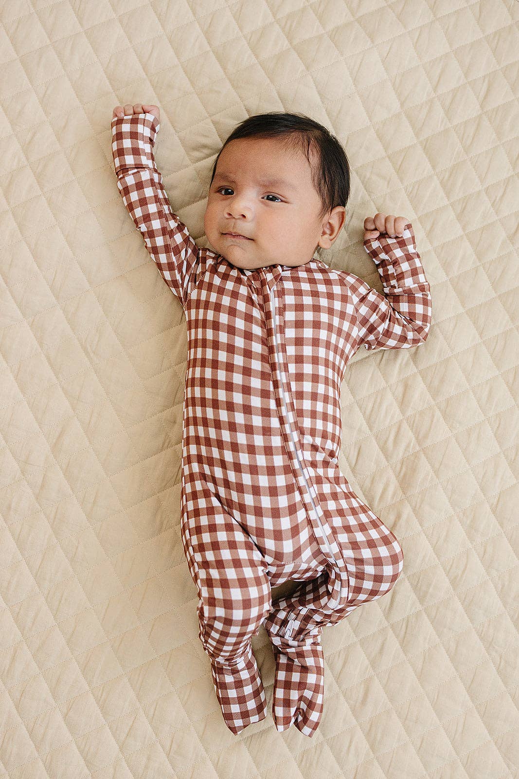 Maple My Heart Zip Up Onesie