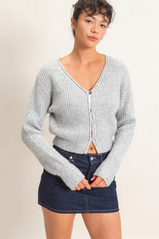 Charlie Ribbed Cardigan