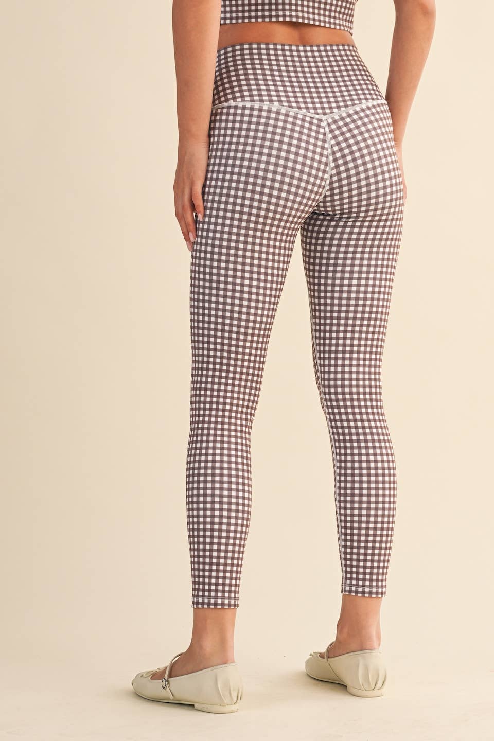 Paisley Gingham Leggings