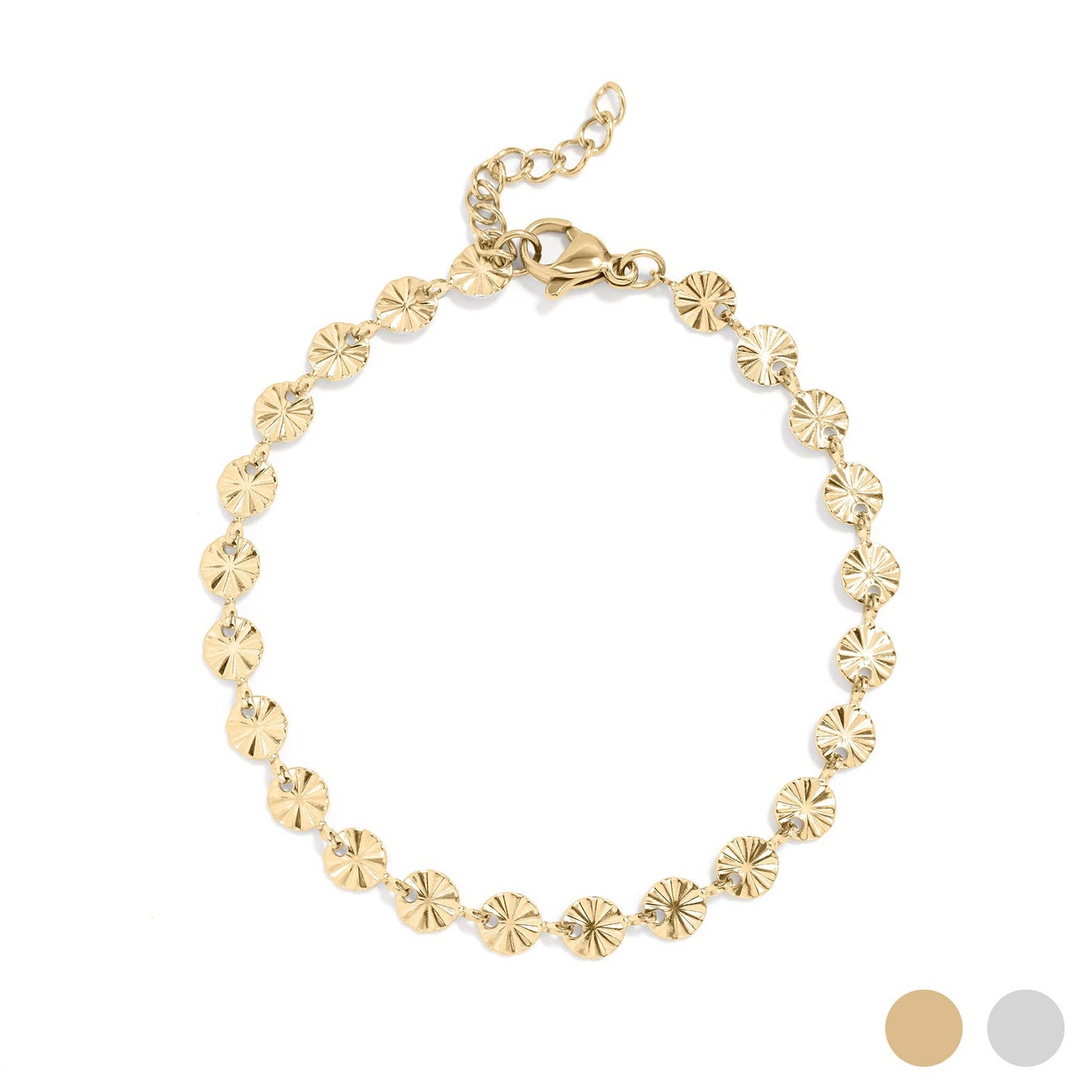 Sunburst Chain Bracelet