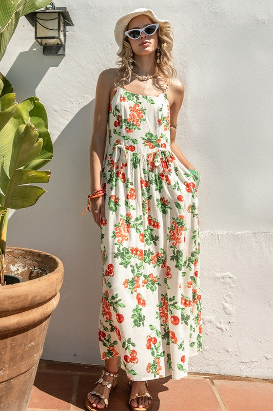 Sweet Cherry Pie Maxi Dress