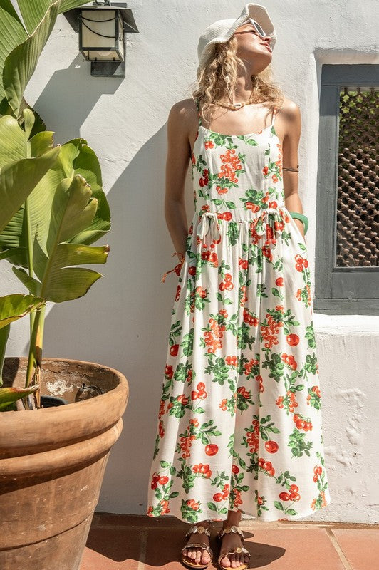 Sweet Cherry Pie Maxi Dress