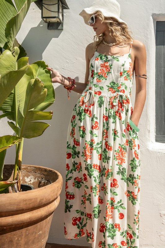 Sweet Cherry Pie Maxi Dress
