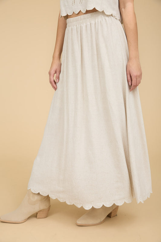 Mimi Scalloped Skirt
