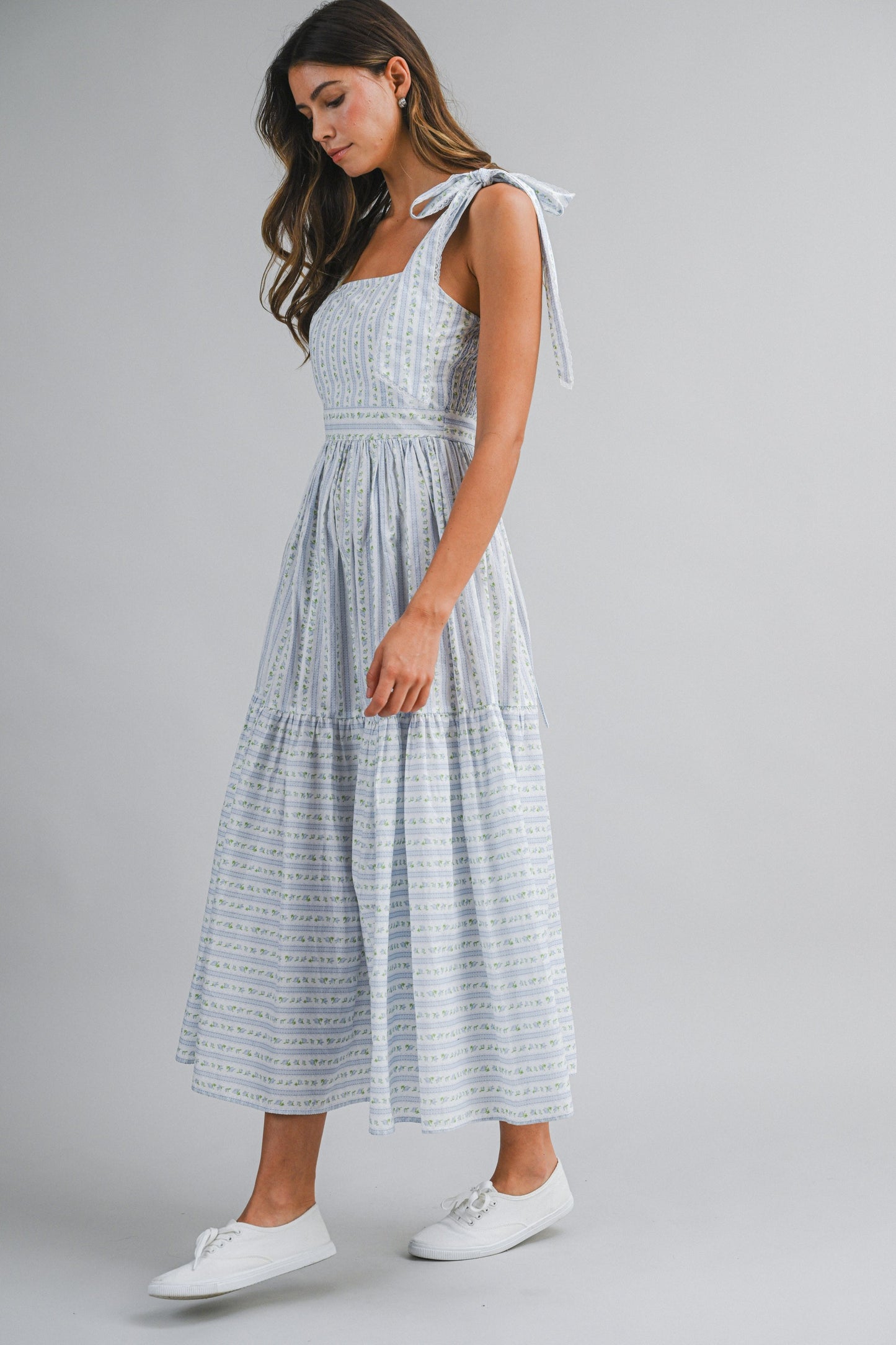 Cambrey Floral Mdid Dress