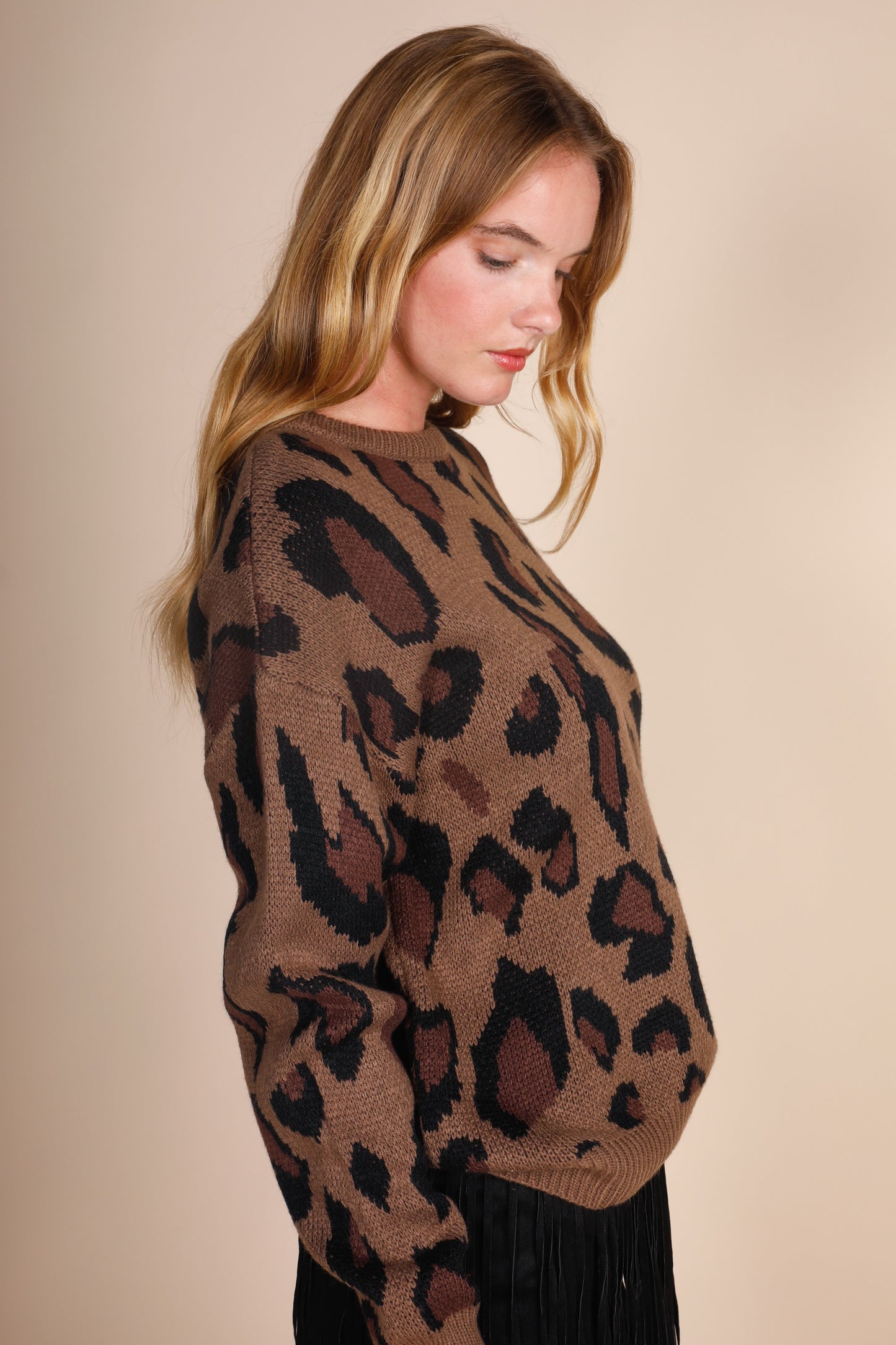 Mimi Leopard Sweater