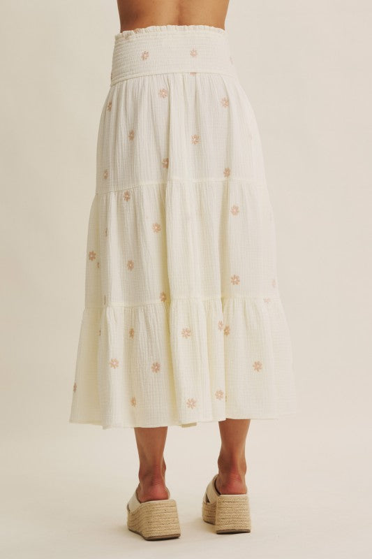Field of Daisies Gauze Skirt