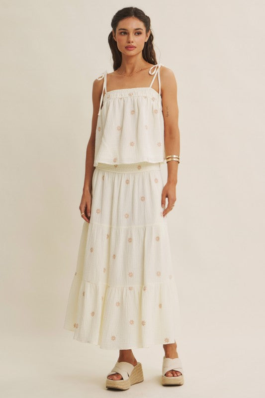 Field of Daisies Gauze Top