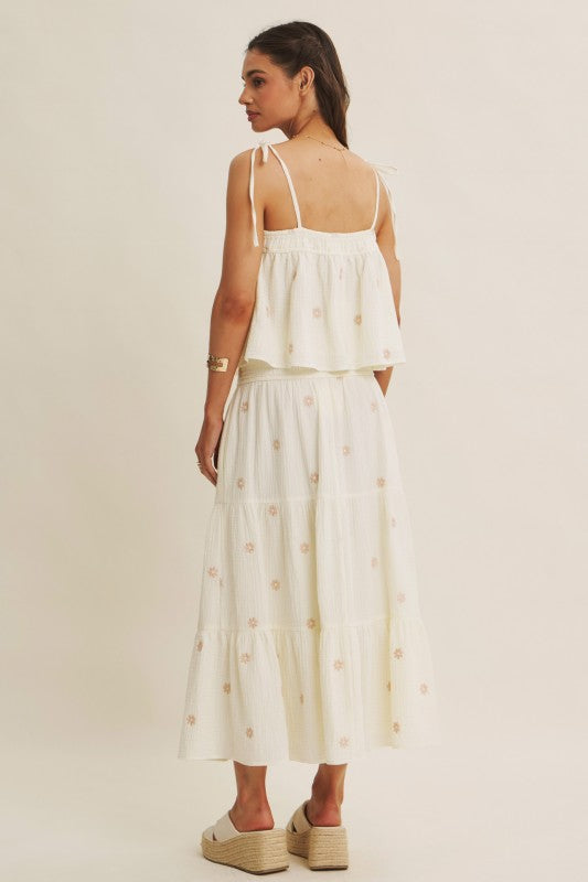 Field of Daisies Gauze Skirt