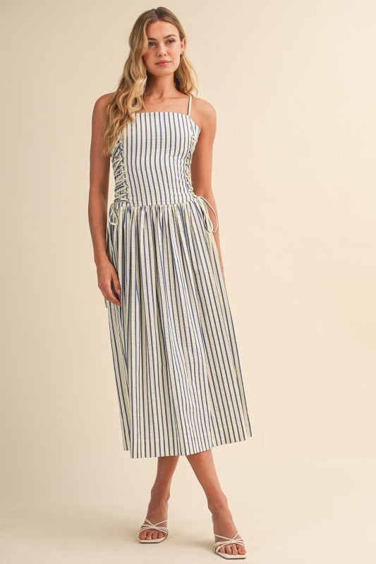 Katie Striped Corset Dress