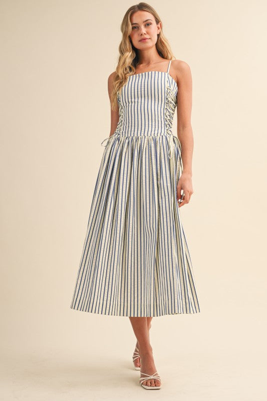 Katie Striped Corset Dress