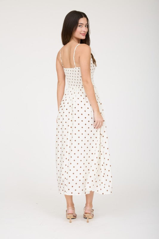 Lucy Polka Dot Midi Dress