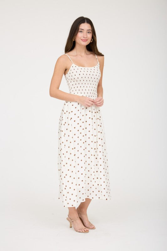 Lucy Polka Dot Midi Dress