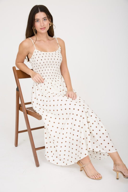 Lucy Polka Dot Midi Dress