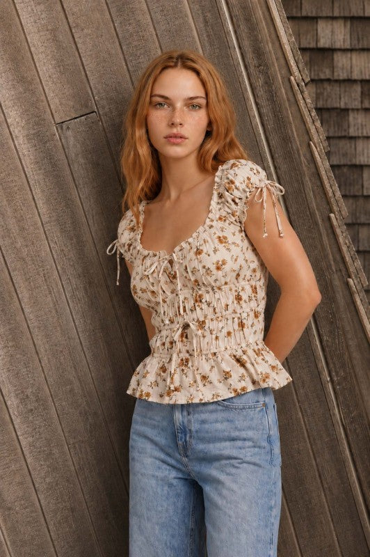 Haley Floral Top