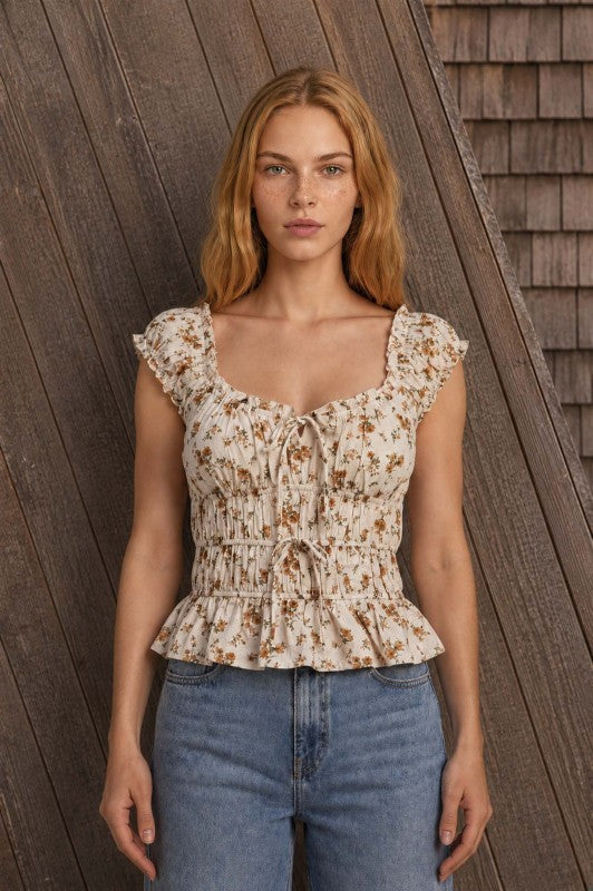 Haley Floral Top