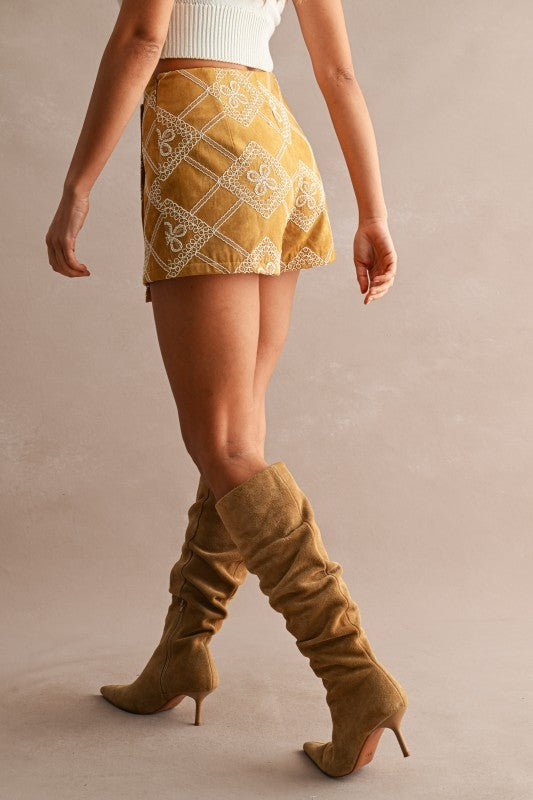 Shiloh Wrap Front Skort