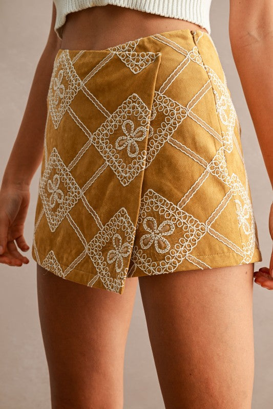 Shiloh Wrap Front Skort