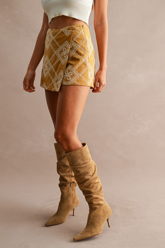 Shiloh Wrap Front Skort