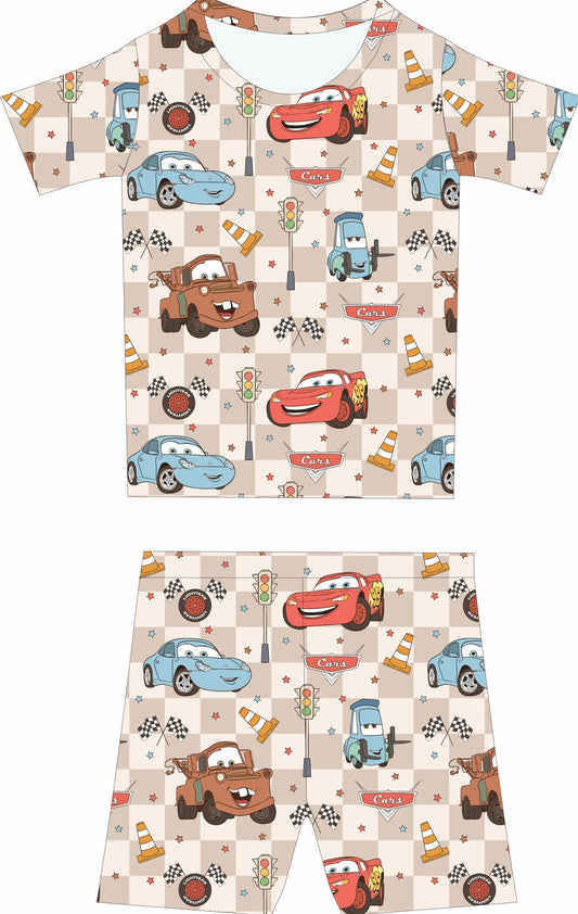 Race Cars Short Set