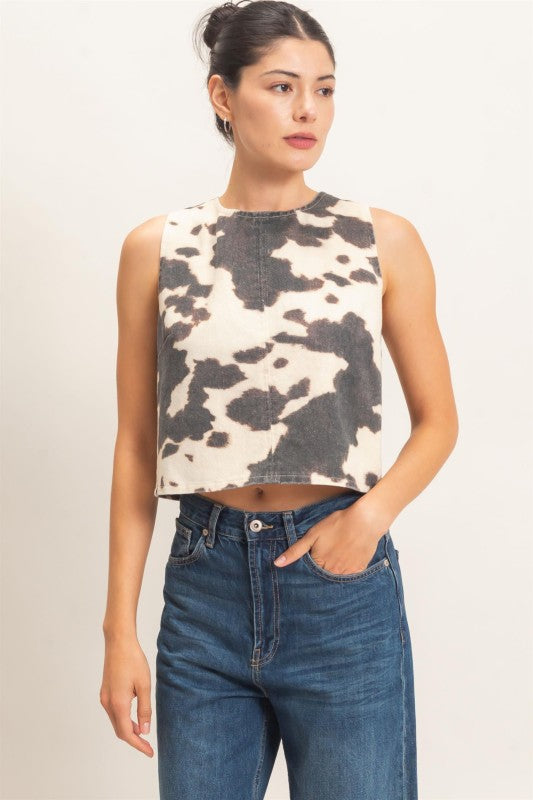 Austyn Animal Print Top