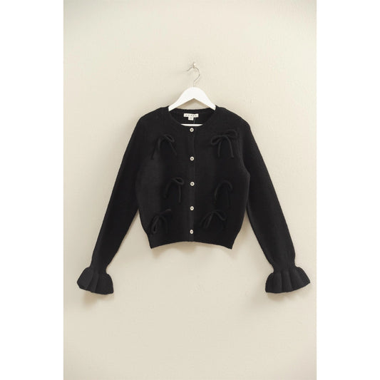 Paisley Bow Cardigan