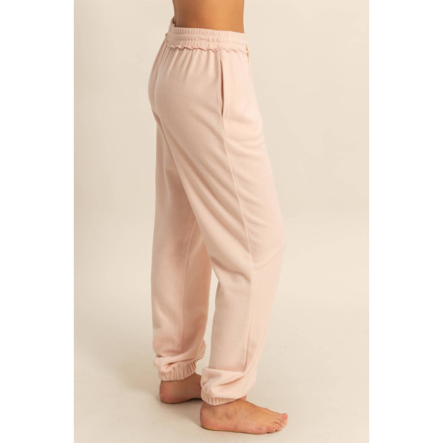 Lucy Seam High Waisted Jogger Pants