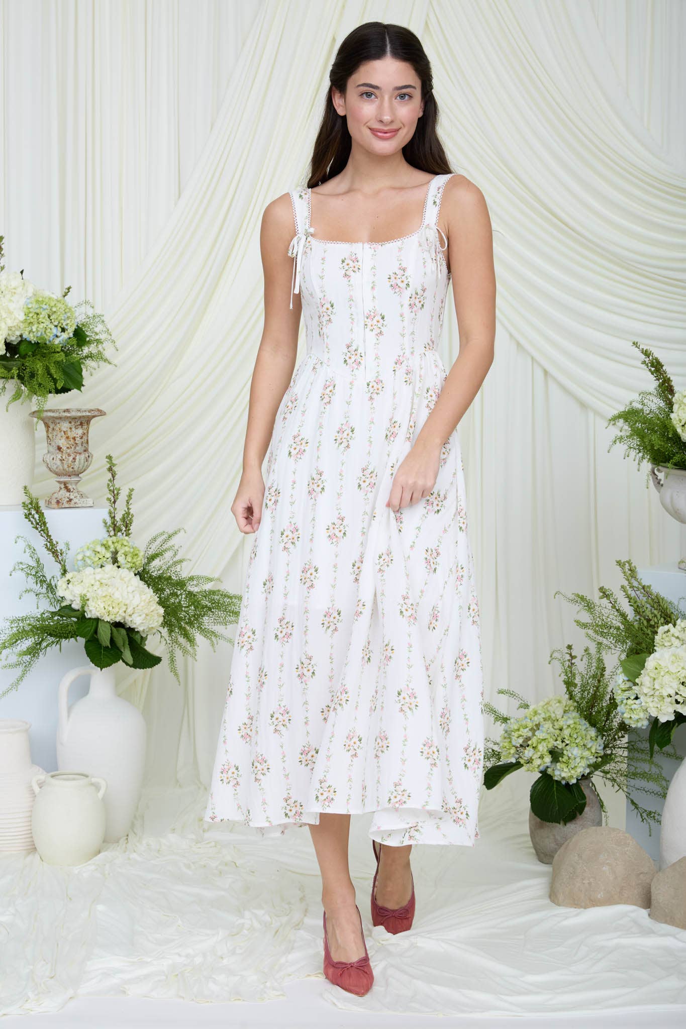 Peyton Floral Corset Dress