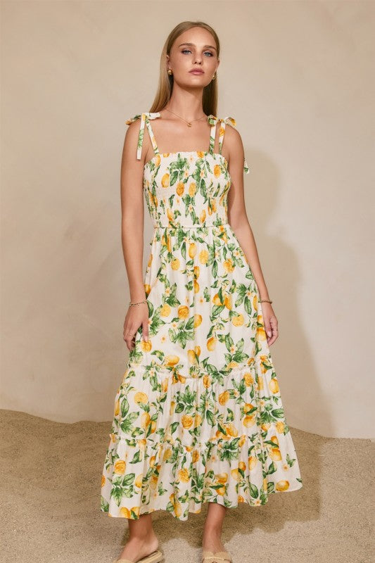 When Life Gives You Lemons Maxi Dress