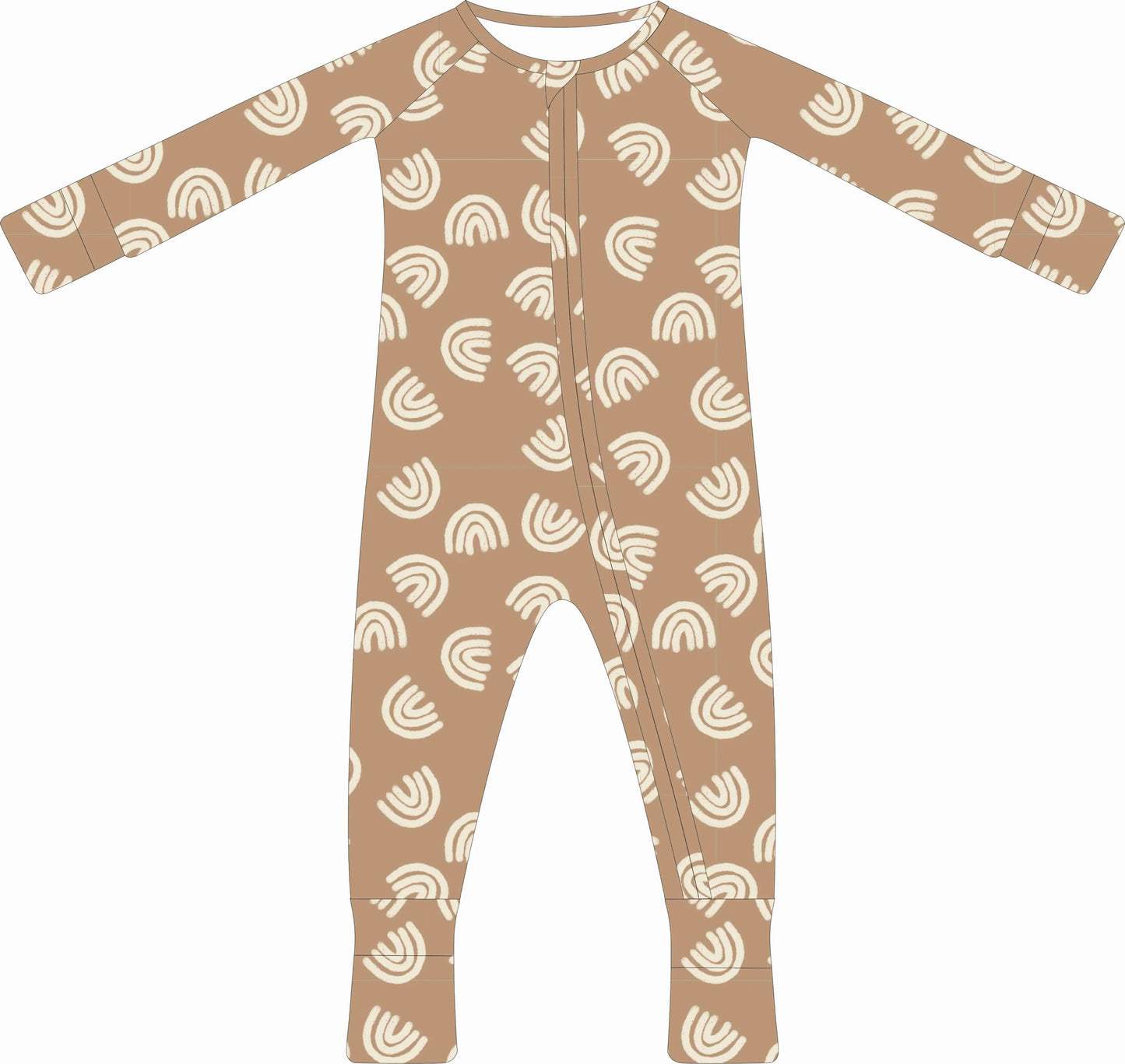 Over the Rainbow Zip Up Onesie