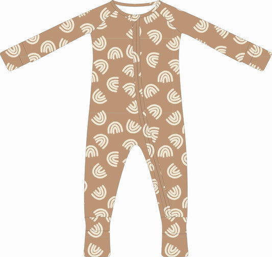 Over the Rainbow Zip Up Onesie