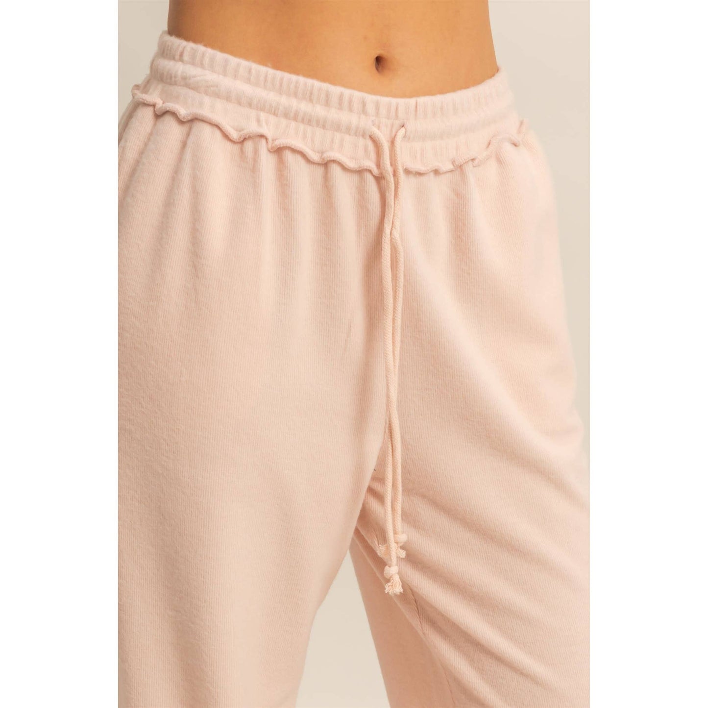 Lucy Seam High Waisted Jogger Pants