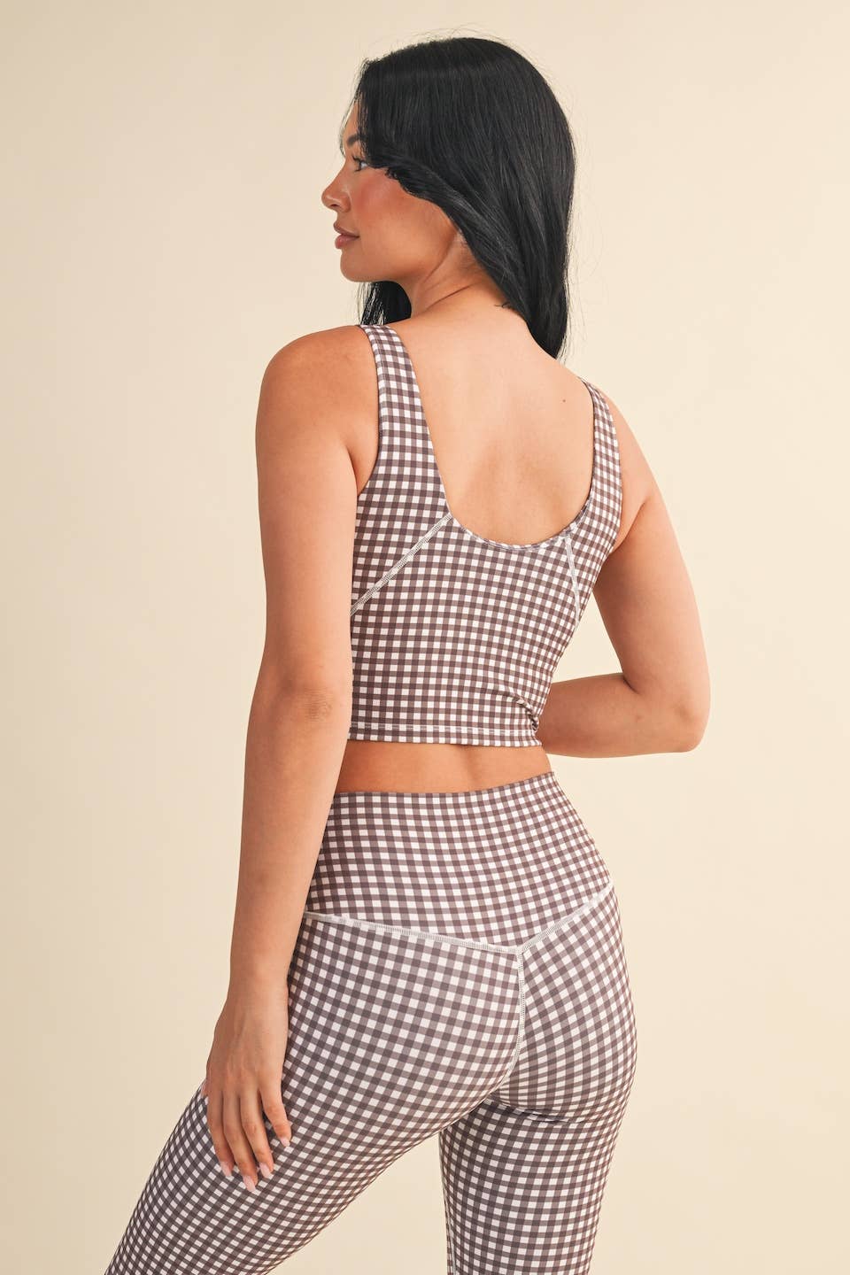 Paisley Gingham Tank Top