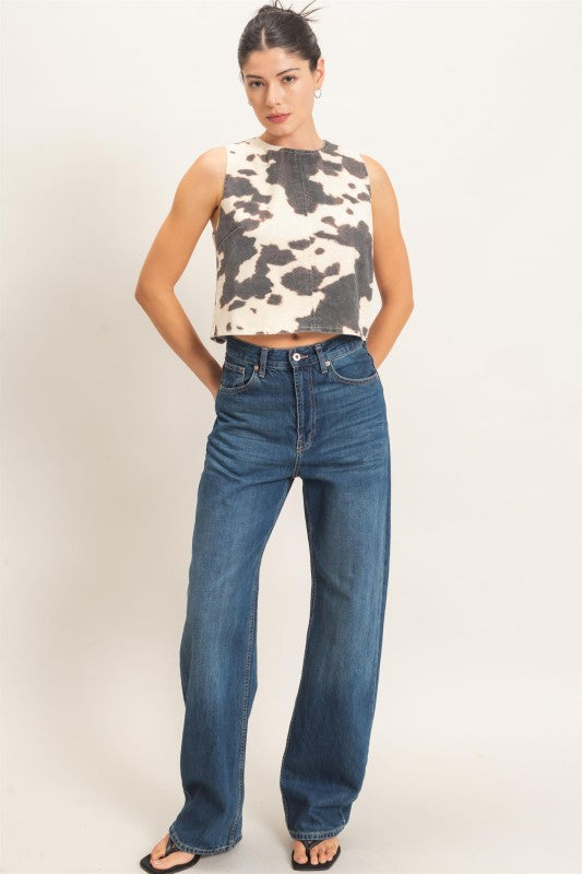 Austyn Animal Print Top