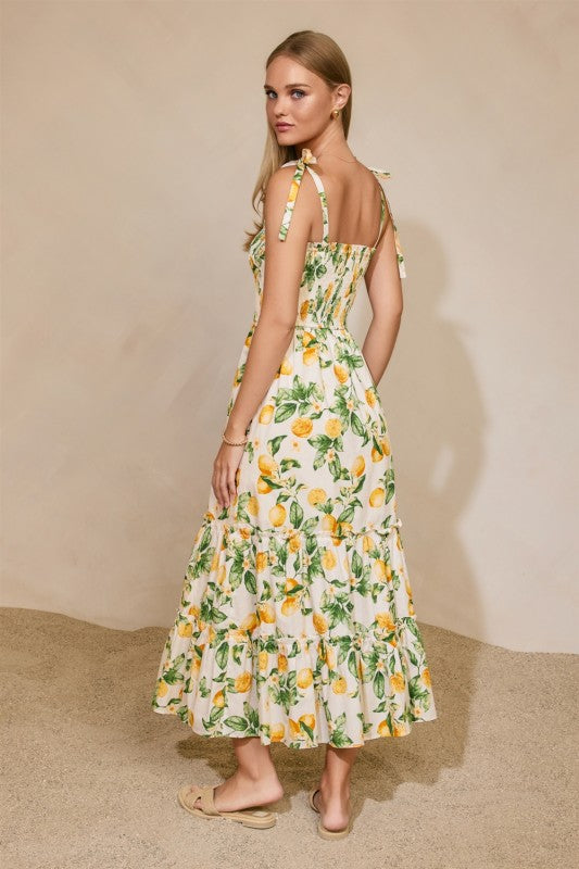 When Life Gives You Lemons Maxi Dress