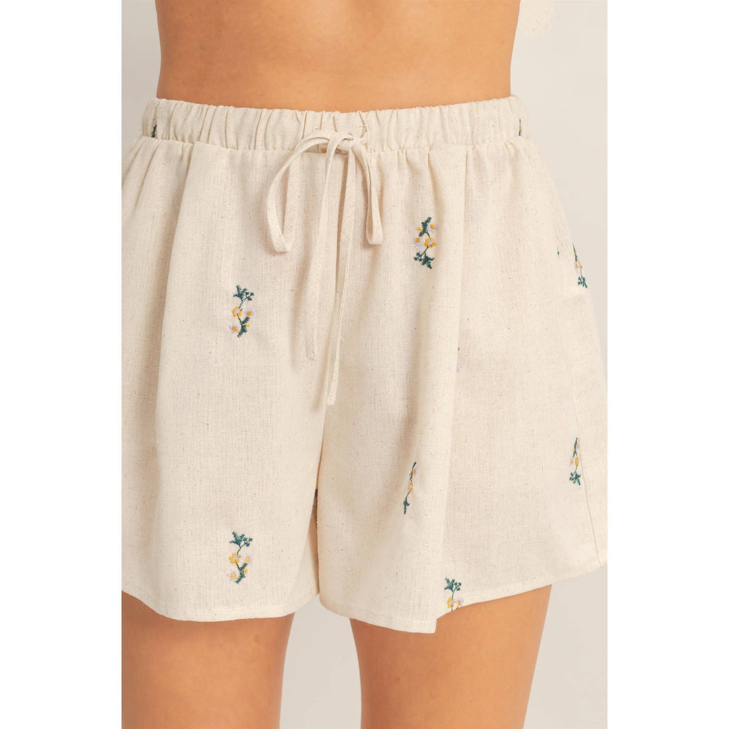Magnolia Drawstring Shorts